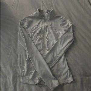 Cream athletic jacket